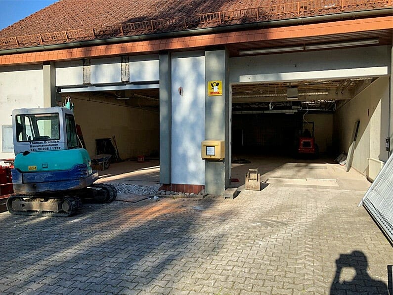 Umbauarbeiten beim Dorfladen in Rosenberg (Baden) haben begonnen